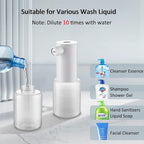 Foaming Soap Dispenser, Electric and Rechargeable, Refillable Foam Hand - Image 2