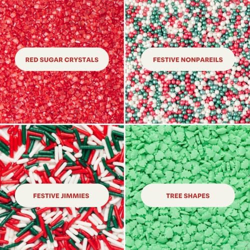 Sweets Indeed Christmas Sprinkle Mix, 4 Pack, 10.90 oz - Image 3