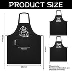 Jeyiour 3 Pack Funny Cooking Aprons Women Oil-proof Kitchen Aprons - Image 4