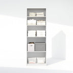 Furinno Reed Closet Organizers and Storage, 5-Tier Closet Organizer, Open Shelf - Image 6