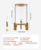VEVOR Beverage Dispenser, 2.2 Gallon Drink Dispensers - Image 7