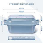Dutch Oven for Sourdough Bread Baking, Enameled Cast Iron Dutch Oven Pot - Image 2