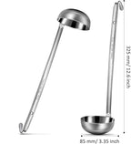 meekoo Stainless Steel Ladle Soup Handle Ladle - Image 4