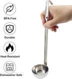 5 Oz Stainless Steel Ladle, 11.8" Long Handle Length - Image 4