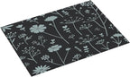 Gray Flower Dish Drying Mats for Kitchen Counter, Large 18"x24" Dish Mats for - Image 2
