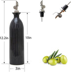 17 oz Ceramic Olive Oil Bottle Dispenser - Image 3