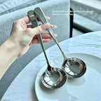 Small Ladle, 304 Stainless Steel Small Gravy Soup Serving Ladle - Image 3