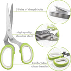 5-Blade Herb Cutter Scissors - Image 4