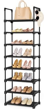 LANTEFUL Tall Shoe Rack 8 Tiers, 16-20 Pairs Shoe and Boots Organizer Storage by LANTEFULforTidyingHouse