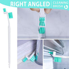 Small Cleaning Brushes Set, Tiny Detail Scrub Cleaner Tool Gadget Kitchen - Image 4