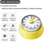 Elegant Stainless Steel Vintage Kitchen Timer - Image 2