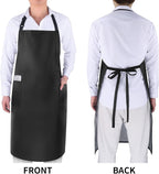 Gotega Waterproof Rubber Vinyl Apron Adjustable Dishwasher Apron - Image 7