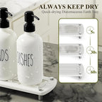 Cisily Kitchen Soap Dispenser Set Comes - Image 3