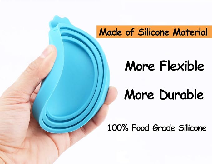 Comtim Pet Food Can Cover Silicone Can Lids - Image 4