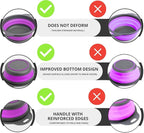 Purple Foldable Food Strainer for Kitchen - Image 3