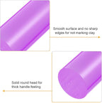 HARFINGTON Acrylic Clay Roller 9 Inch x 1 Inch Solid Non-Stick Plastic Round - Image 4
