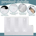 Cunhill 4 Compartments Acrylic Coffee Cup and Lid Storage Organizer Holder - Image 3