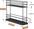 Mystozer Pull Out Spice Rack Organizer - Image 6