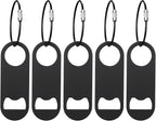 5 PACK Stainless Steel Flat Bottle Opener by DFTOA