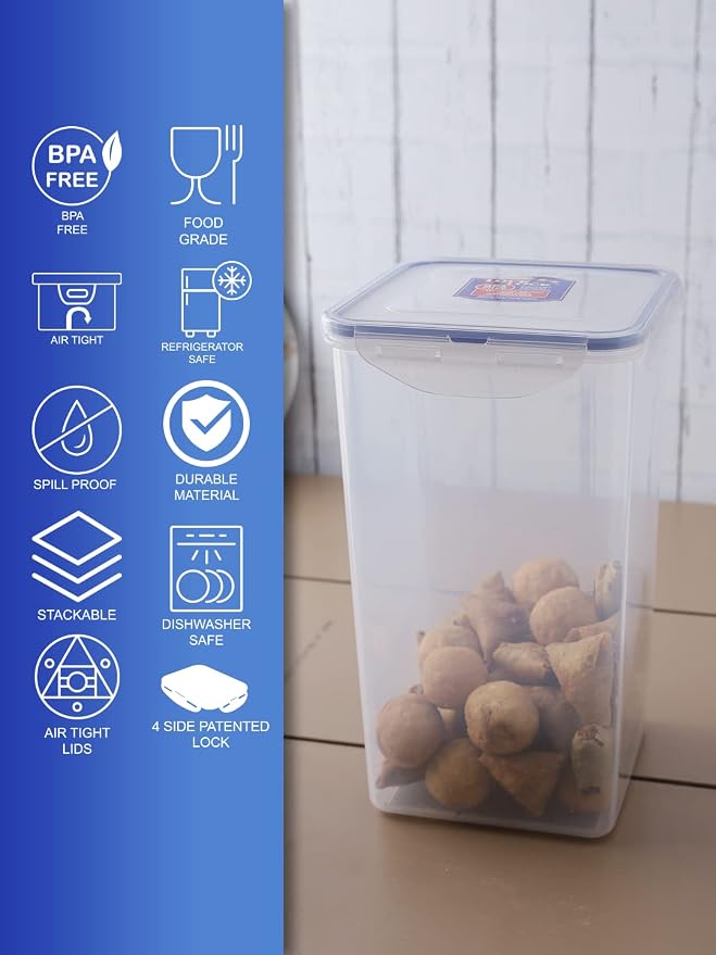 LOCK & LOCK Easy Essentials Food lids/Pantry Storage/Airtight containers - Image 4