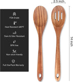 14 Inch Large Wooden Spoon for Cooking Utensil Mixing Spoons Baking Serving - Image 4