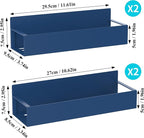 HuggieGems 4 Pack Magnetic Spice Storage Rack Organizer - Image 7