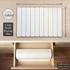 Large Stone Drying Mat for Kitchen Counter | Premium Diatomaceous Earth Coaster - Image 2