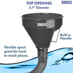 Automotive Flex Funnel with Hose | Wide Mouth Flexible Oil Funnel - Image 5