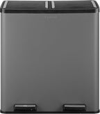 Step N' Sort The 18.5 Gallon Extra Large Capacity, Dual Trash and Recycling Bin - Image 3