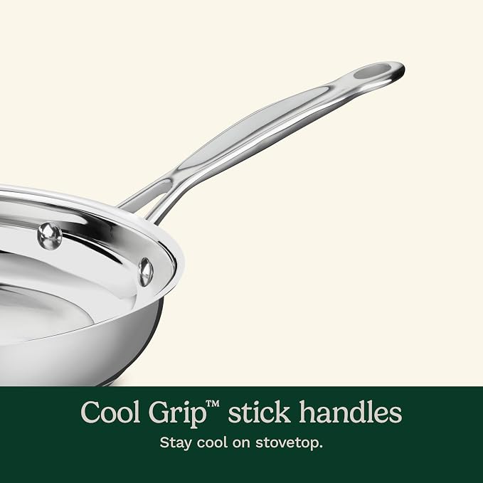 Cuisinart 17-Piece Stainless Steel Cookware Set, Chef's Classic Steel Collection - Image 6