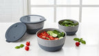 Mixing Bowls with Lids, 8-Piece Airtight Leak-Proof Nesting BPA-Free Bowl Set - Image 7