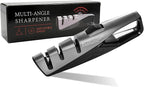 Kitchen Knife Sharpener, 5 Adjustable Sharpening Angles by Pequecom