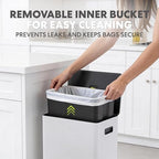 Simpli-Magic Infinity Edge 60 Liter / 16 Gallon Rectangular Hands-Free Extra - Image 6
