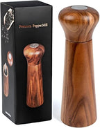 Wooden Salt and Pepper Grinder Set, Pepper Grinder Pepper Mill - Image 8