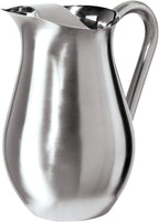 OGGI Stainless Steel Pitcher- Stainless Steel Water w/Ice Guard, Water Carafe by OGGI