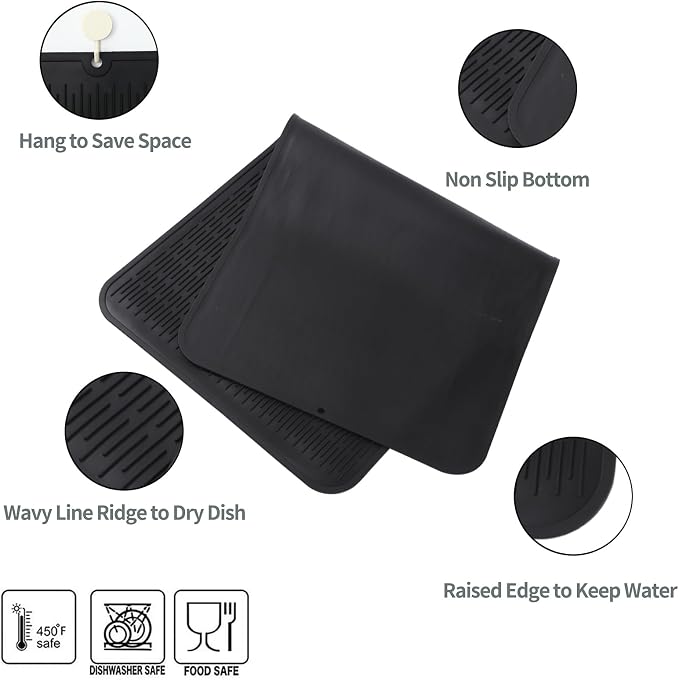 MicoYang Silicone Dish Drying Mat - Image 3