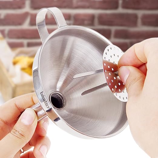 5.5-Inch 14CM Stainless Steel Kitchen Funnel - Image 3