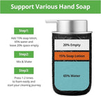 12OZ/350ML Ceramic Foaming Soap Dispenser Empty Hand Soap Dispenser Refillable - Image 3