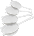 4 Pcs Plastic Nylon Fine Mesh Kefir Strainer Set by Sadoia