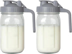 OneDream 2PACK Breast Milk Pitcher 32oz Glass Pitcher by OneDream