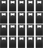 20 Pcs Stainless Steel Metal Card Beer Bottle Openers, DIY Party Favor Wedding by Yugada