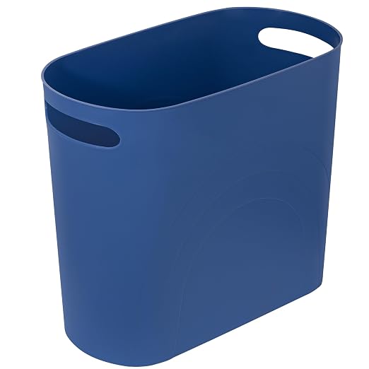 rejomiik Small Trash Can, 3.5 Gallon Slim Garbage Can Plastic Waste Basket by rejomiik
