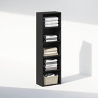 Furinno Reed Closet Organizers and Storage, 5-Tier Closet Organizer, Open Shelf - Image 4