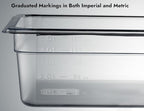 CURTA 6-Pack 1/2 Size 4" Deep NSF Polycarbonate Food Pans | Dishwasher & - Image 4