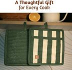 Folkulture Pot Holders for Kitchen | Pack of 2 Ribbed Soft Silicone Hot Pads - Image 8