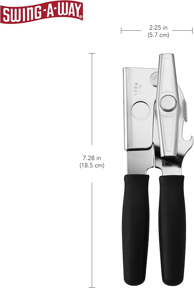 Swing-A-Way Portable Can Opener, Features an Ergonimic Handle - Image 2