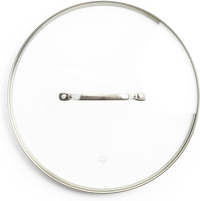 Blue Diamond 7” Universal Tempered Glass Lid, Frying Pan Skillet, Oven Safe to by BlueDiamondCookware