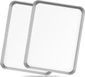 Stainless Steel Baking Sheet Set of 2-16" x 12" x 1" Heavy Duty Cookie Sheets by GIUOIDUO