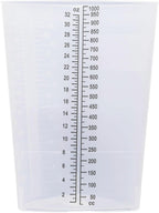 Vakly Plastic Graduated Triangular Intake Output Container 32 ounce Three-Sided - Image 8