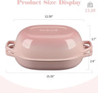 EDGING CASTING Enameled Cast Iron Oval Dutch Oven Pot - Image 2